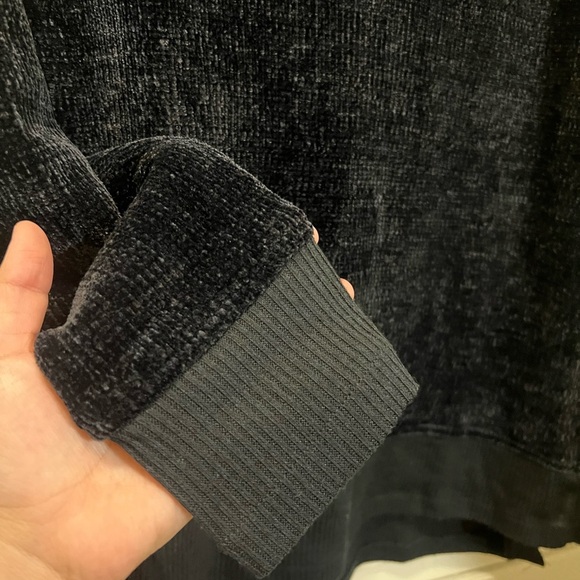 Soft Surroundings Chenille Ruffle Hem Sweater - Picture 5 of 6